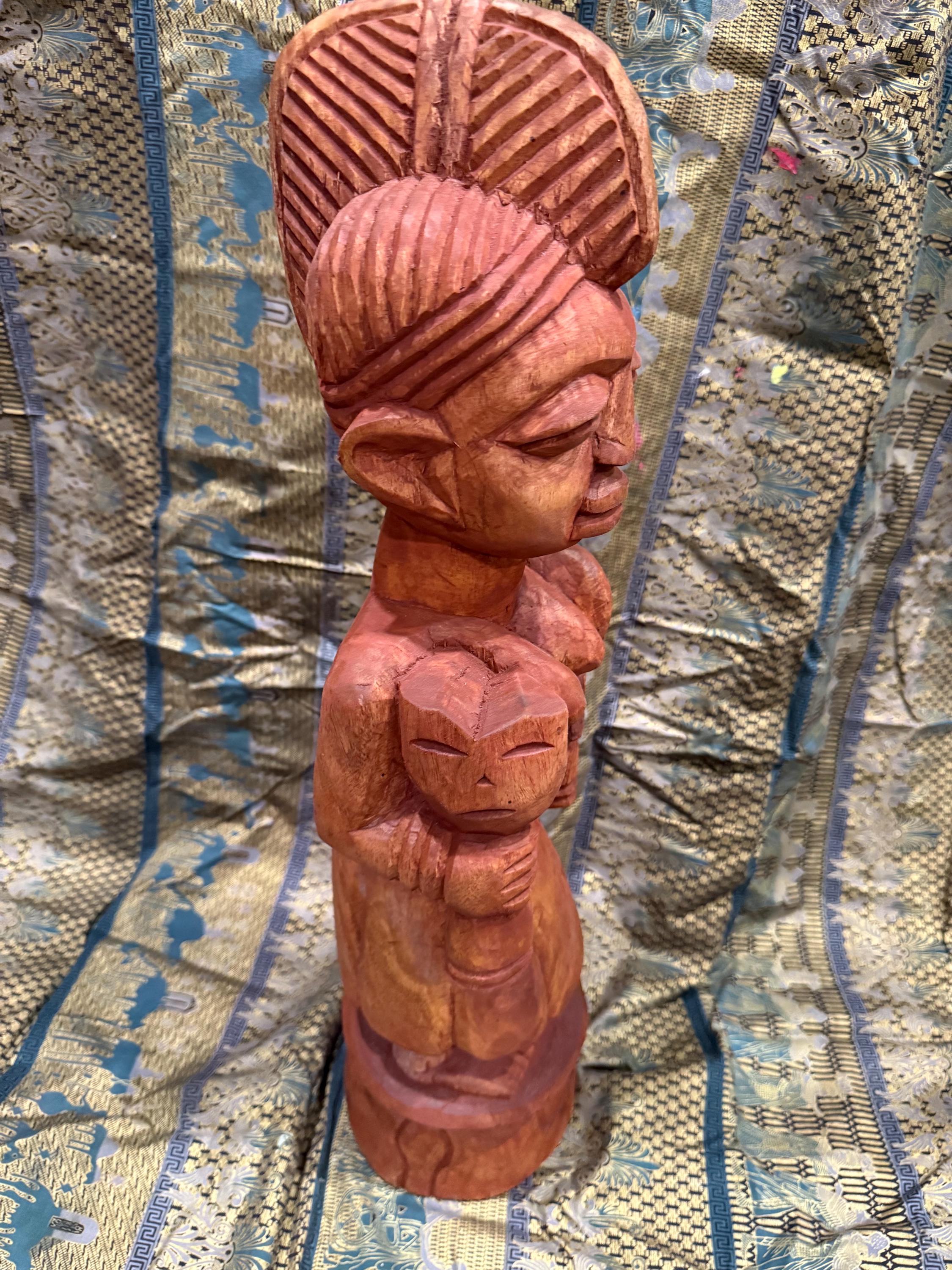 Handmade Oya Wood Icon 25 Inches