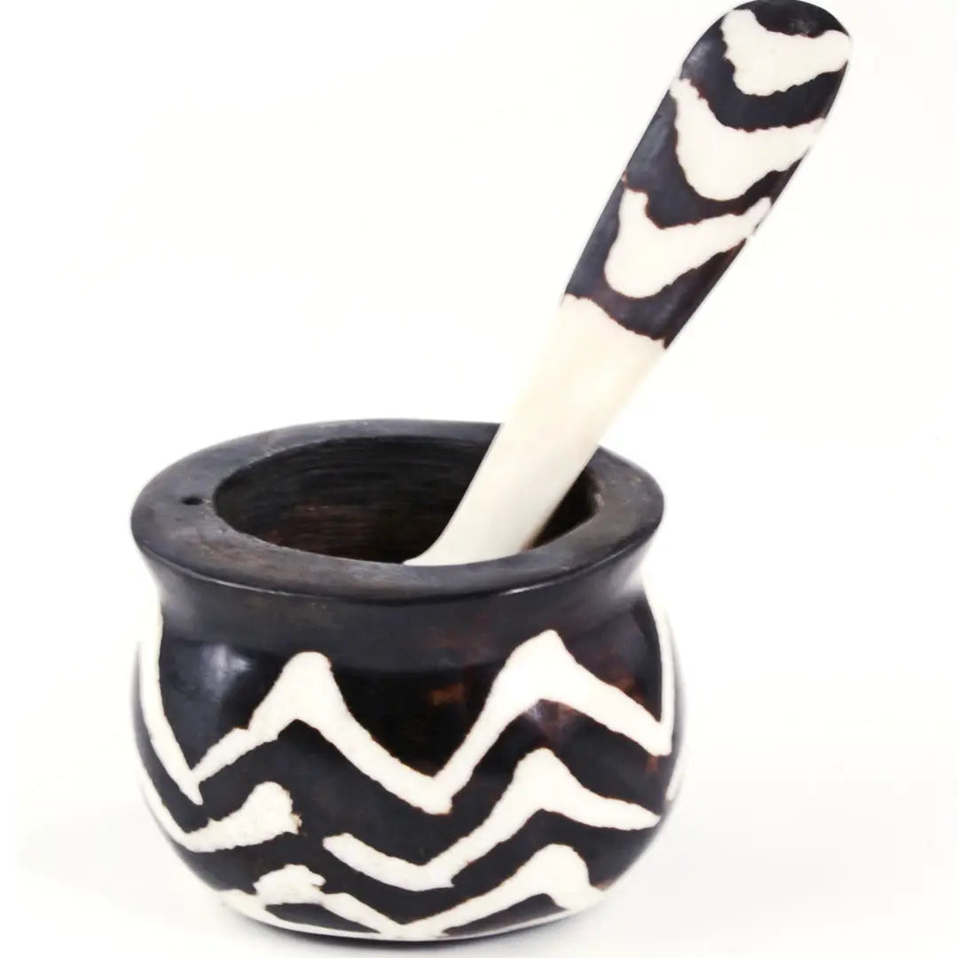 Batik Cow Bone Salt Well