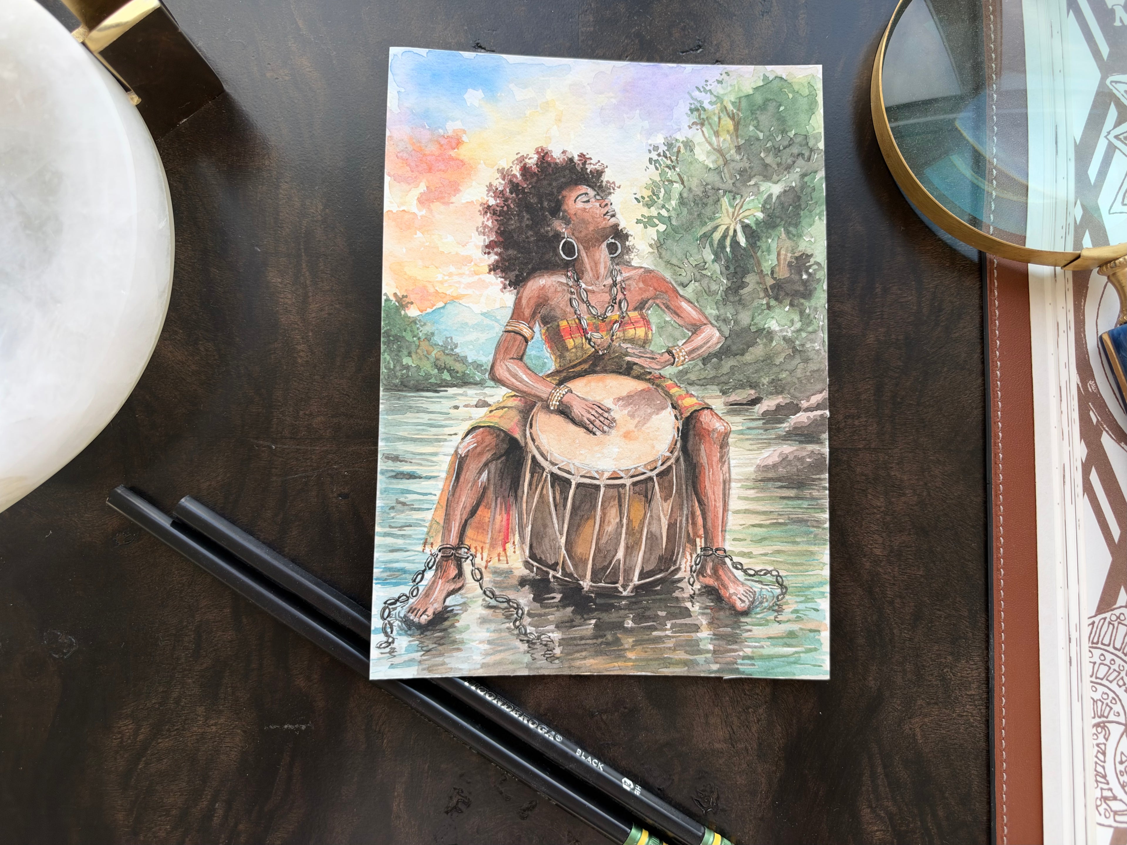 Handmade postcards