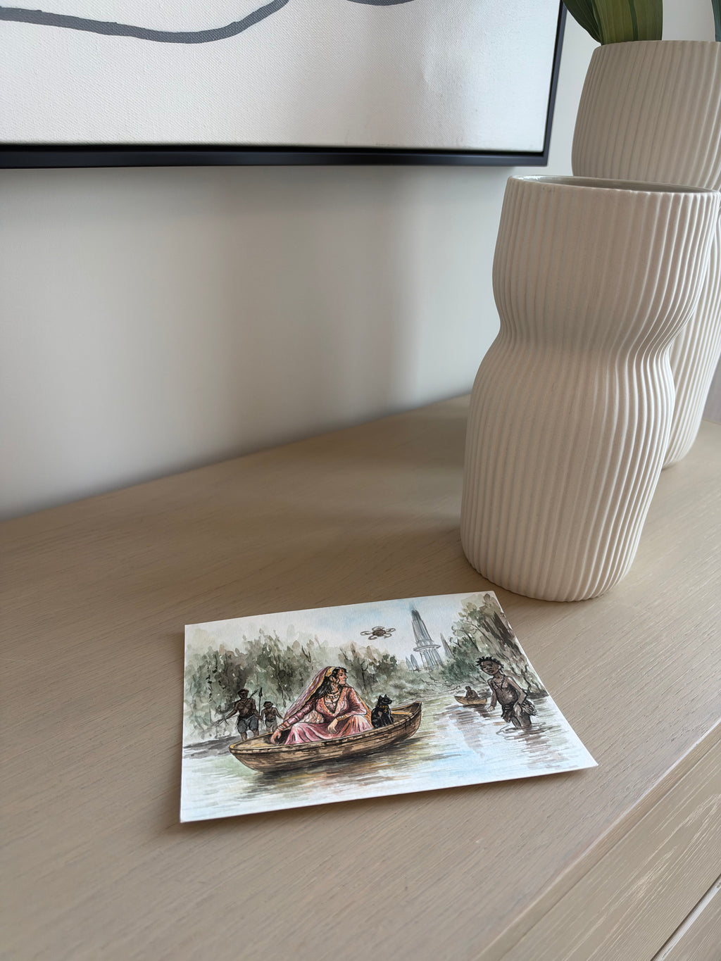 Handmade postcards