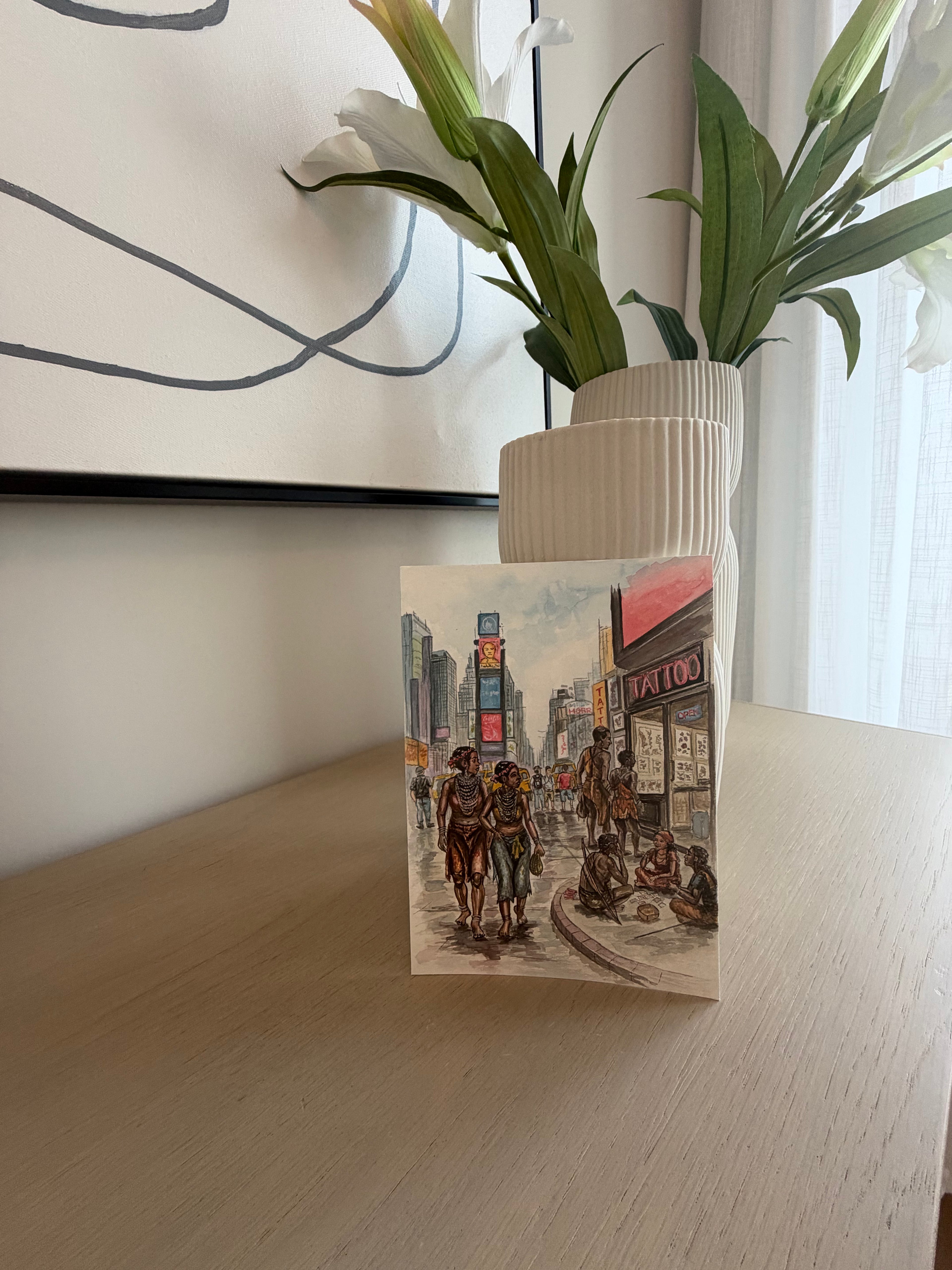 Handmade postcards