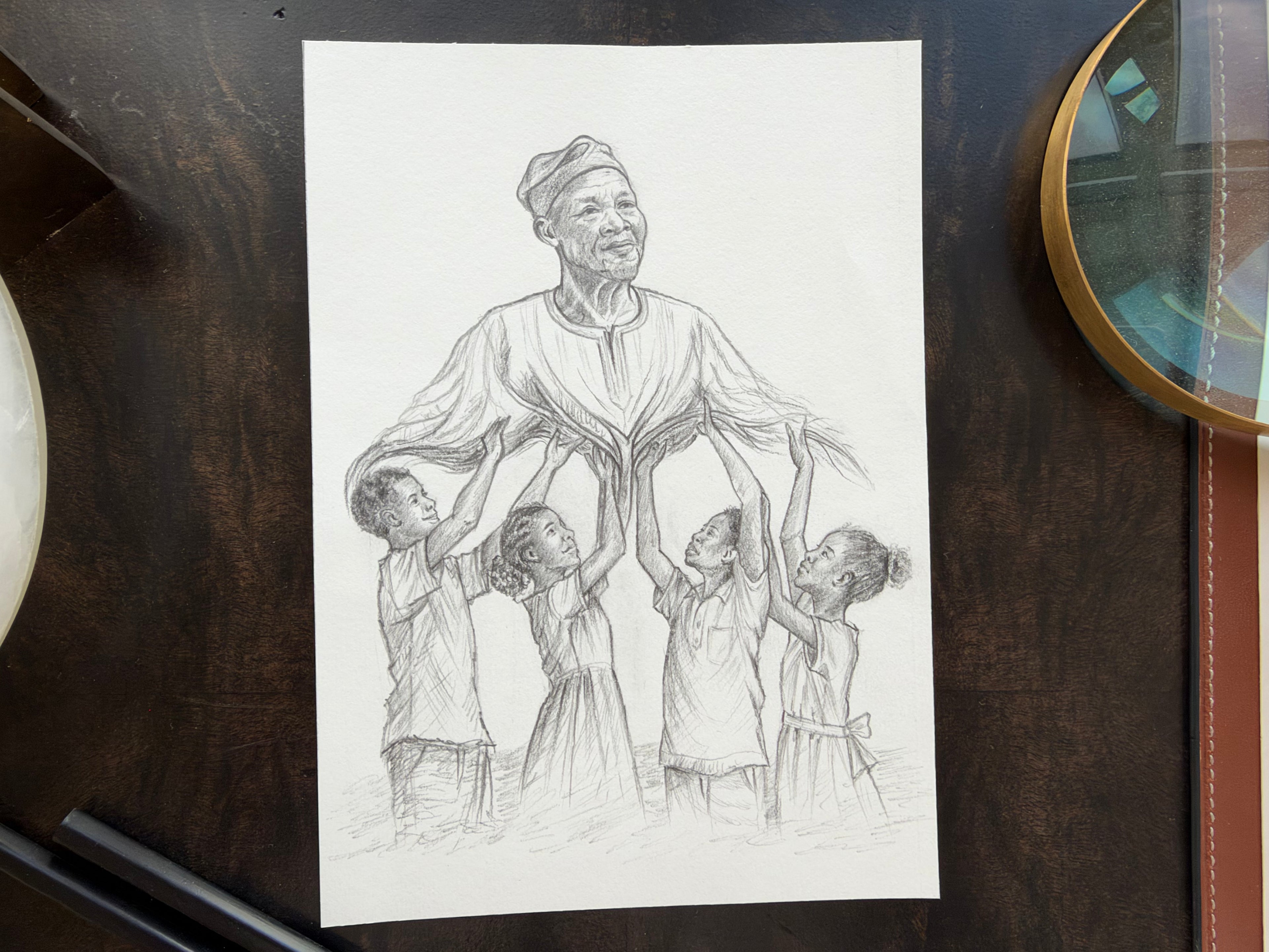 Handmade postcards