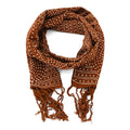 Pebbled Path Organic Cotton Scarf from Mali