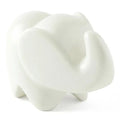 Small Natural Soapstone Cherub Elephant